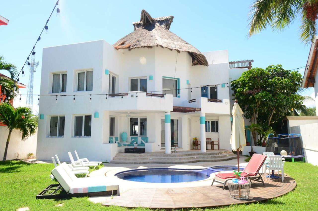 Vila Bella Casa Privada Junto Al Mar Caribe Cancún Exteriér fotografie